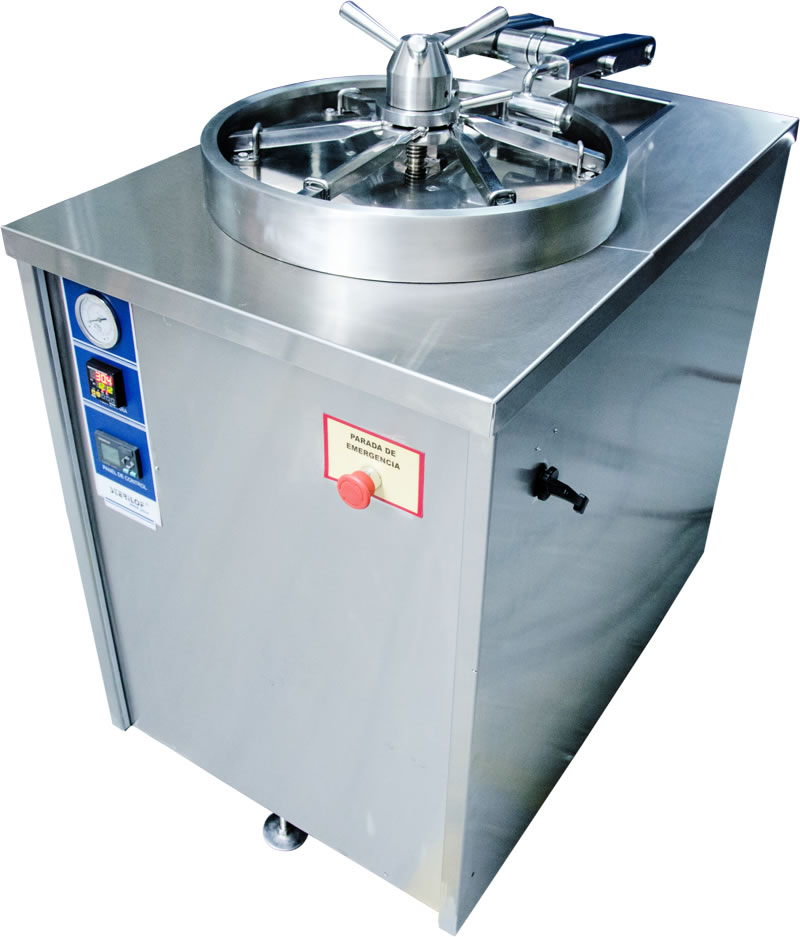 Autoclaves Industriales Vertical de Piso Sterilof - Equitecnos Ltda